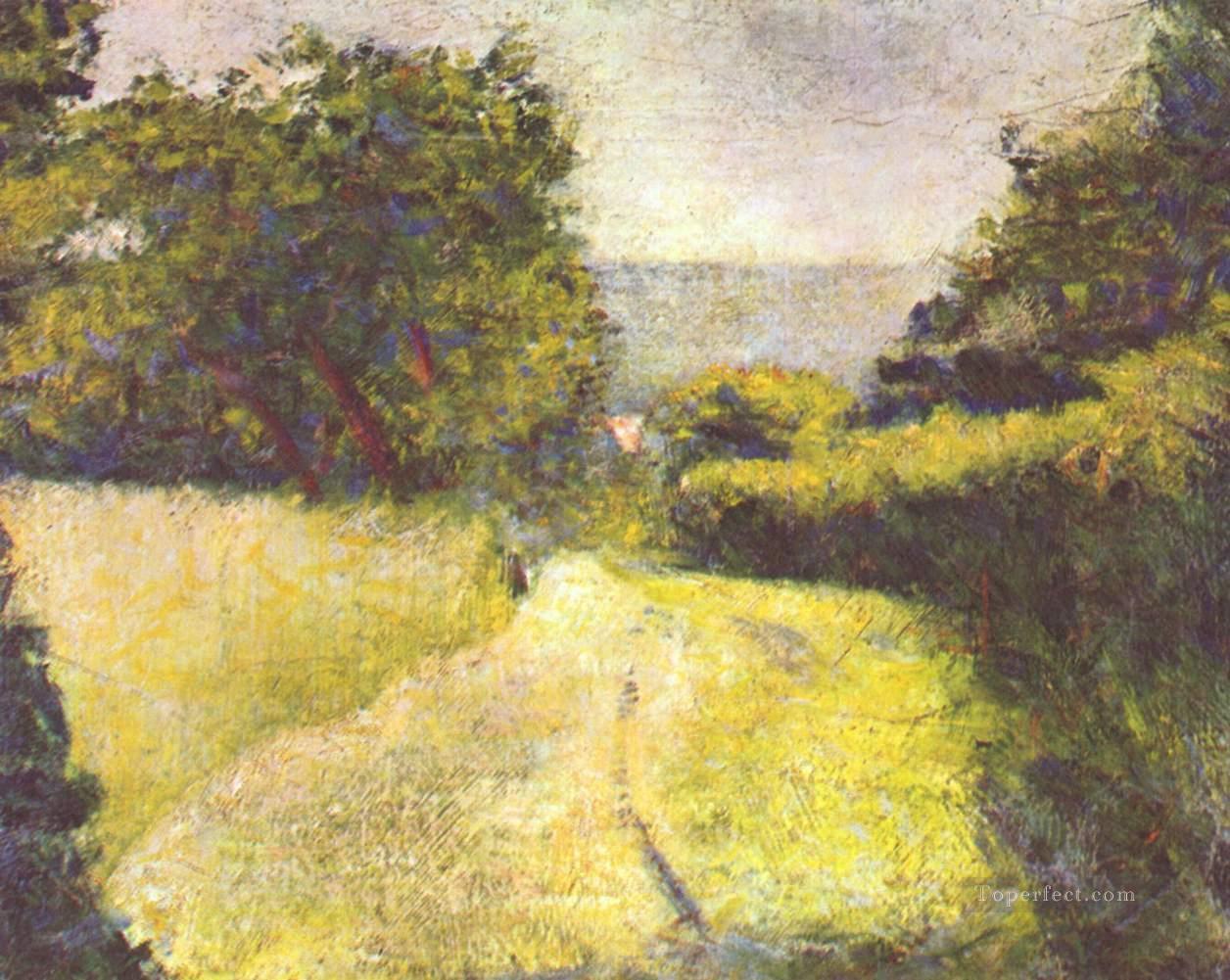 el camino hueco 1882 Pintura al óleo